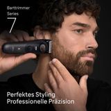 Braun Beard Trimmer Series 7, Erkek Elektrikli Sakal Kesme Makinesi, 7 Aksesuarlı, Ömür Boyu Keskin Bıçak, 120 Dakika Pil Ömrü, Kablosuz Sakal Tıraş Makinesi, 40 Boy, Su Geçirmez, BT7525, Gri