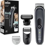 Braun BG5370 Serisi Erkekler Için 5 Elektrikli Vücut Tıraş Makinesi, Göğüs, Koltuk Altı, Kasık ve Hassas Bölgeler Için