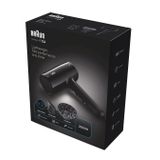 Braun BRHD225E Iontec 2200W Siyah 2 Başlıklı Difüzörlü Saç Kurutma Makinesi