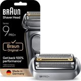 Braun Elektrikli Tıraş Makinesi Tıraş Başlığı Seri 9 Pro+, 96M, Gümüş - Üreticiden Yedek Tıraş Parçası, Yüzde 100 Performansı Geri Alın, Tüm Braun S9 Tıraş Makineleriyle Uyumlu