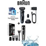 Braun Erkek SIFIR Tıraş ,Profesyonel Sakal ve Saç Şekillendirici Süper Set–Yıkanabilir Su geçirmez