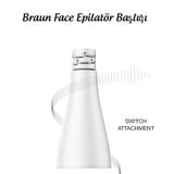 Braun Face Epilatör Cımbız Başlığı Yedek Aparat beyaz