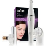 Braun Face Hassas Yüz Epilatörü ve Yüz Temizleme Fırçalı Cilt Bakım Cihazı - Beyaz
