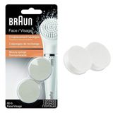 Braun Face kozmetik-sünger 80B, kahverengi Gesichtsreinigungsgeraete için, 2 adet