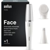 Braun FaceSpa Yüz Epilatörü, Yüz Temizleme Başlığı, 810 - Siyah