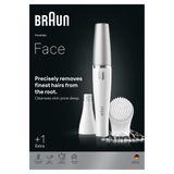 Braun FaceSpa Yüz Epilatörü, Yüz Temizleme Başlığı, 810