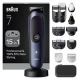 Braun Hepsi Bir Arada Bakım Seti Seri 7, 15'İ 1 Arada, Problade Ve Autosense, 120 Dakika, Skinguard Ve Sakal Solma, Su Altında Kullanım İçin Aquagrip, Aıo7580, Almanya'da Tasarlandı - Mavi