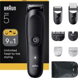 Braun Hepsi Bir Arada Series 5, 9’u 1 Arada Tıraş Kiti, Keskin Bıçak, Vücut Tıraşı AIO5540 - Standart