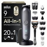 Braun Hepsi Bir Arada Series 9, 20’si 1 arada Tıraş Kiti, ProBlade, BodyGentle Modu, AIO9500