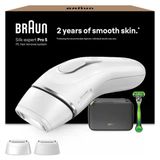 Braun Ipl Epilasyon Cihazı Silk Expert Pro 5, Pl5145, Beyaz/Gümüş - Ev İçin Alternatif Lazer Epilasyon, Kalıcı Epilasyon, Kutu, Gillette Tıraş Makinesi Ve 2 Aparat Dahil