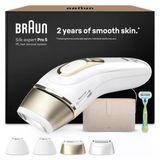 Braun Ipl Epilasyon Cihazı Silk Expert Pro 5, Pl5342, Beyaz/Altın - Ev İçin Alternatif Lazer Epilasyon, Kalıcı Epilasyon, Kutu, Venus Tıraş Makinesi Ve 4 Aparat Dahil