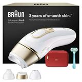 Braun Ipl Epilasyon Cihazları Silk Expert Pro 5, Pl5321, Beyaz/Altın - Ev İçin Alternatif Lazer, Kalıcı, Kutu, Venus Tıraş Makinesi Ve 3 Aparat Dahil