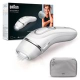 Braun Ipl Silk Expert Pro 3 Kadınlar/Erkekler İçin Tüy Alma Cihazı, Görünür Epilasyon, Almanya'da Tasarlandı, Saklama Çantası, Lazer Epilasyona Alternatif, Pl3020, Beyaz/Gümüş