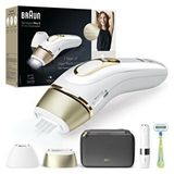 Braun IPL Silk·expert Pro 5, Evde Lazerle Tüy Alma, Mini Yüz Tüy Alma Cihazı, 2 Başlık, PL5146 Beyaz