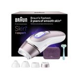 Braun IPL Skin i·Expert Evde Lazerle Tüy Alma App ile Çanta Gillette Venus 4 Başlık PL7431 beyaz