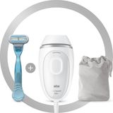 Braun IPL Tüy Alma Cihazı 300.000 Atım SkinPro Teknolojili Beyaz Renk Saklama Çantalı Set