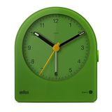Braun Klasik Analog Çalar Saat, Erteleme ve Sürekli Arka Işıklı, Sessiz Kuvars Hareketi, Kolay Okunur Kadran, Yeşil Crescendo Bip Alarmı, Model BC22GN