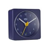 Braun Klasik Seyahat Analog Çalar Saat, Kompakt Boyut, Sessiz Kuvars Hareketi, Crescendo Bip Alarmı Mavi, Model BC02BL