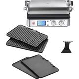 Braun MultiGrill 9 CG 9043 Izgara ve Düz Plakalı Kontakt Izgara, Izgara Konumları: Kontak, Barbekü, Fırın, Bulaşık Makinesinde Yıkanabilir Tabaklar, Yağ Tepsisi, 250° Maksimum Sıcaklık, Kavurma