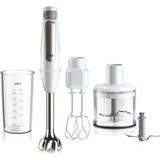Braun Multiquick 7 El Blenderi 1000 W, 1,5 Lt Doğrayıcı ve 600 ml Ölçü Kabı, Beyaz-Gri, Easy Smart Speed Özellikli