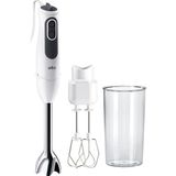 Braun Multiquick El Tipi Blender 750W Güçlü Fonksiyonlarla 600 ml Kapasiteye Sahip - Beyaz