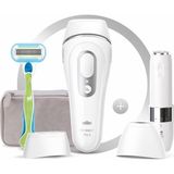 Braun PL3139 Silk-Expert Pro 3 Ipl Epilasyon Cihazı Beyaz Gümüş +FS1000 + Seyahat Çantası - Beyaz-Gümüş