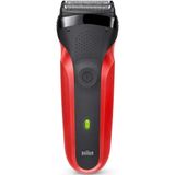 Braun Series 3 300S Kırmızı Tıraş Makinesi
