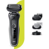 Braun Series 5 50-W4650CS Elektrikli Tıraş Makinesi Siyah/beyaz Şarj Istasyonu 2 Ek Parça