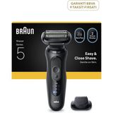 Braun Series 5 Hassas Düzeltici Başlık Islak ve Kuru Elektrikli Tıraş Makinesi 52-N1200S - Siyah - Standart