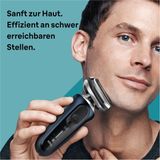 Braun Series 7 Elektrikli Tıraş Makinesi 360° Flex, Easyclick Hassas Düzelticili, Erkek Elektrikli Tıraş Makinesi, Islak ve Kuru, Erkeklere Hediye, Almanya'da Üretilmiştir, 71-B1200S, Mavi