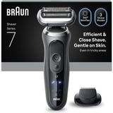 Braun Series 7 Elektrikli Tıraş Makinesi 72-G1200S Hassas Düzeltici Başlık ile Islak ve Kuru Kullanım - standart