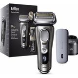 Braun Series 9 Islak & Kuru Tıraş Makinesi + Şarjlı Seyahat Kabı+ Tıraş Losyonu- Sıfır Tıraş