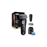 Braun Series 9 Pro+ Elektrikli Sakal Tıraş Makinesi, Islak ve Kuru, 5+1 Ultra Ince Hassas Bıçaklar, Erkekler Için Sakal Kesme Makinesi,60 Dakika Kullanım, Yedek Başlık, Smartcare 6'sı 1 Arada Istasyon