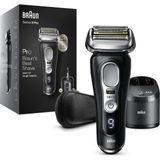Braun Series 9 Pro Premium 4+1 Tıraş Erkek Tıraş Makinesi, Prolift Düzelticili Elektrikli Tıraş Makinesi, 5'i 1 Arada Temizleme Istasyonu, 60 Dk. Pil Ömrü, 1, 3 ve 7 Günlük Sakallarda Islak ve Kuru ,
