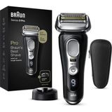 Braun Series 9 Pro Premium Erkek Tıraş Makinesi, Tıraş Başlığı, Elektrikli Tıraş Makinesi ve Düzeltici, 60 Dak. Pil Ömrü, 1, 3, 7 Günlük Sakal, 9410S, Siyah