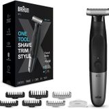 Braun Series X All-in-One sakal düzeltici/Bodygroomer/elektrikli tıraş makinesi, erkek/saç kesme makinesi, 6 tarak başlığı, 3 günlük sakal, saç, vücut, bölge, seyahat torbası, hediye, erkek,
