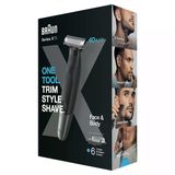 Braun Series X, Hibrit Elektrikli Erkek Sakal Ve Vücut Tıraş Makinesi 4D Bıçak, Skinshield Su Geçirmez, Kablosuz Xt5200