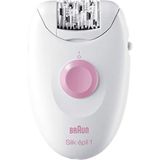 Braun Silk Epil 1 1-173 Kuru Kullanım Özellikli Epilatör Pembe Beyaz Renk Yıkanabilir Başlık Yok - Pembe - Beyaz