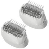 Braun Silk-Epil 5 7 Serisi Epilatör İçin Spares2go Tıraş Başlığı (2'Li Paket, Beyaz, Folyo, Paslanmaz Çelik, Pille Çalışan, Şarj Edilebilir, Kadın, Modern)