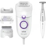 Braun Silk-Epil 5 Beyaz 5825 Bikini Trimmer 3'ü 1 Arada Kablolu Kuru Kullanım Epilatör