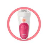 Braun Silk-Epil 5 Sensosmart Pembe Epilatör Islak Kuru Kullanım Su Geçirmez 60 Dakika Çalışma