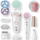 Braun Silk-epil 9 9985 Güzellik Seti Senso Smart Islak-kuru 8 Ek Parçalı Epilatör