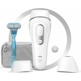 Braun Silk Expert Pro 3 PL3121 300.000 Atımlı Beyaz Renkli IPL Cihazı ile Cilt Rengi Analizi ve Hassas Mod