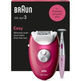 Braun Silk-Épil 3 3-202 Epilatör Kablolu Kullanım ile Hassas Alanlar İçin Konforlu Epilasyon