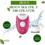 Braun Silk-Épil 3 Epilatör / Epilasyon+ Braun Mini Tüy Alma Makinesi Hediye