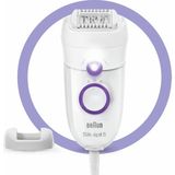 Braun Silk-épil 5 5505 Kablolu Kuru Kullanım Beyaz Epilatör + Smartlight + Daraltıcı Başlık
