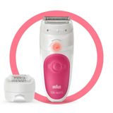 Braun Silk-épil 5 5600 SensoSmart Beyaz 2'si 1 Arada Epilatör