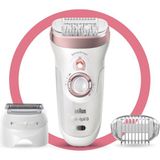 Braun Silk-épil 9 9720 SensoSmart Kablosuz Islak & Kuru Epilatör 4 Ek Parçalı Yıkanabilir Başlık