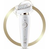 Braun Silk-Épil 9 Flex 9001 Kablosuz Islak&Kuru Epilatör Yıkanabilir Başlık Beyaz Renk