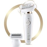 Braun Silk-épil 9 Flex 9002 SensoSmart Kablosuz Islak&Kuru Epilatör 2'si 1 Arada Yıkanabilir Başlık